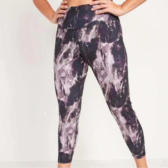 NWT! Granite Grey High-waisted PowerPress 7/8 Length Leggings - Size Small 🏋️ - Picture 7 of 13